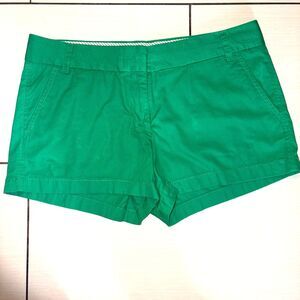 J. Crew Chino Broken-In Women's Shorts / Sz 8 / Green